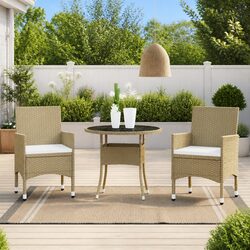 Comfortable and Durable 3 Piece Outdoor Dining Set