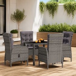 Practical 5-Piece Garden Dining Set for Comfort and Style