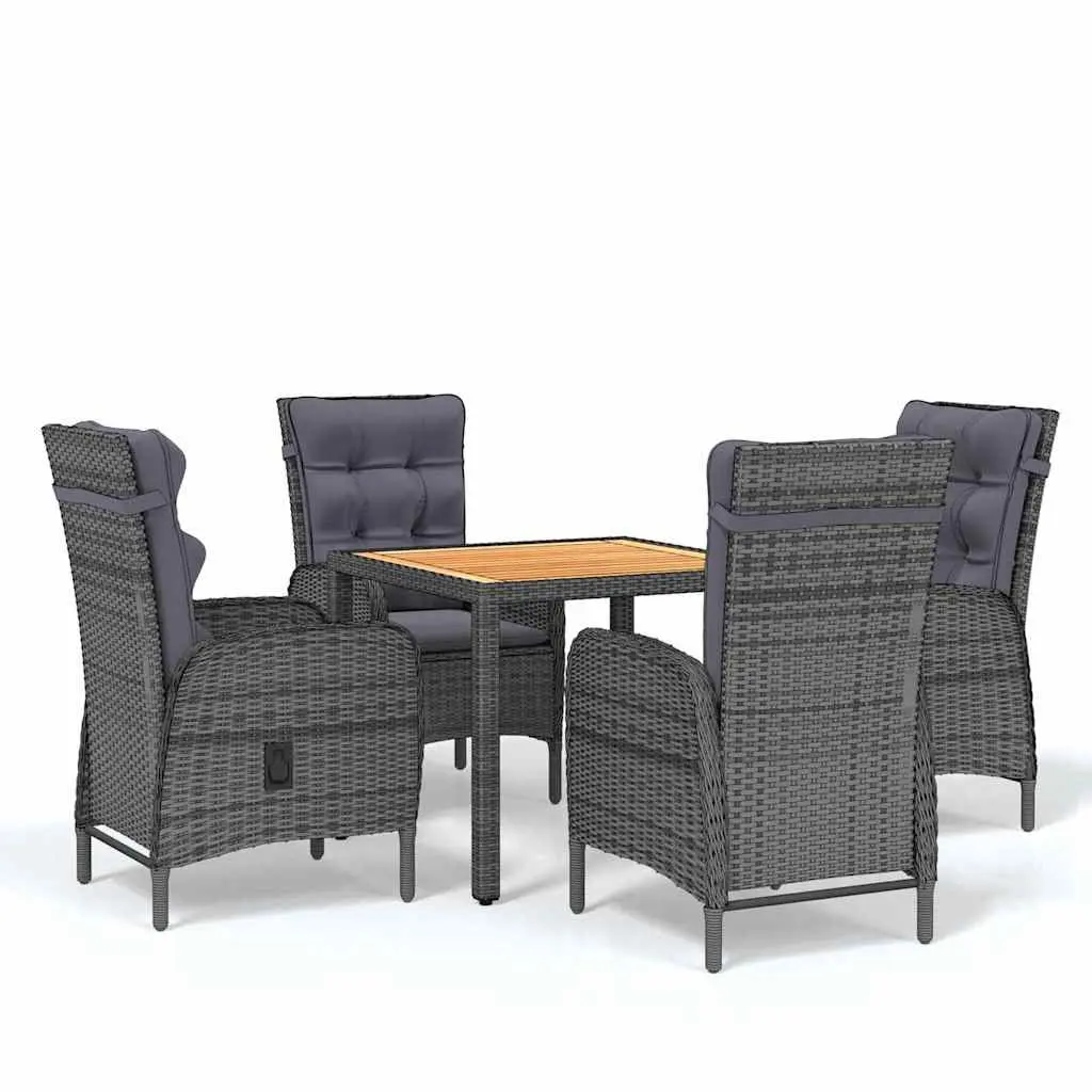 5-Piece Garden Dining Set for Comfort and Style