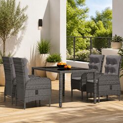 5 Piece Garden Dining Set - Comfort Meets Practicality
