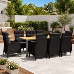 Reliable 9 Piece Outdoor Dining Set for Your Garden