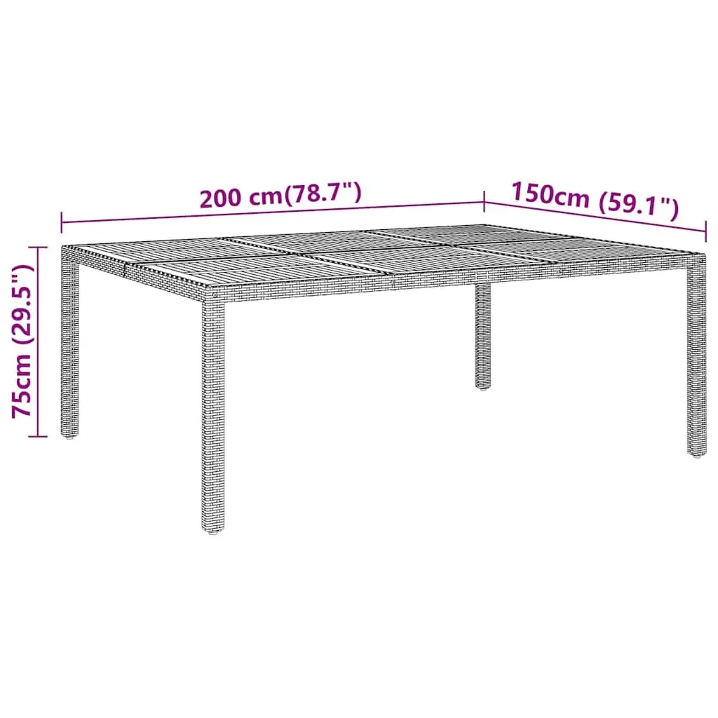11 Piece Outdoor Dining Set with Reclining Chairs and Table in Black for Patio Use