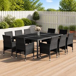 11-Piece Garden Dining Set: Practical Comfort and Durability