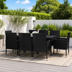 Value 9-Piece Outdoor Dining Set - Cushions Included