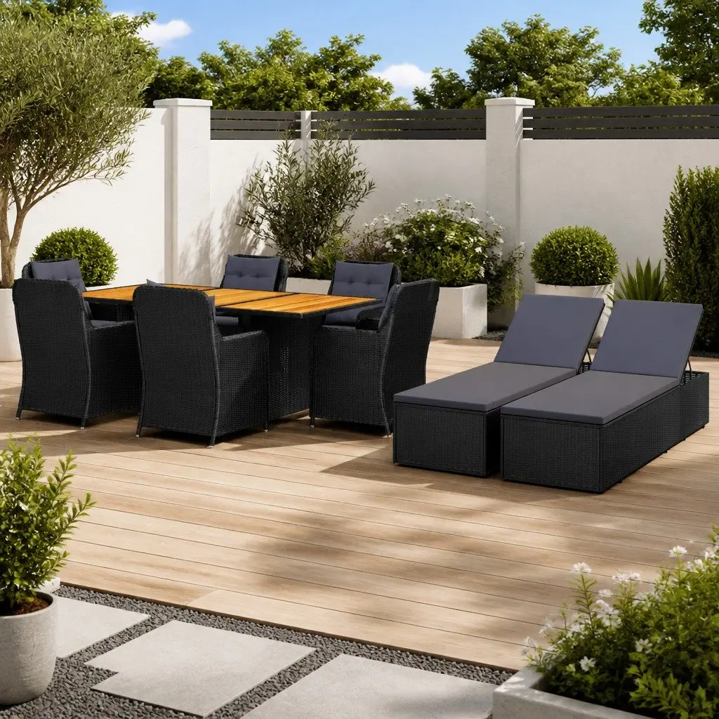 9-Piece Garden Dining Set