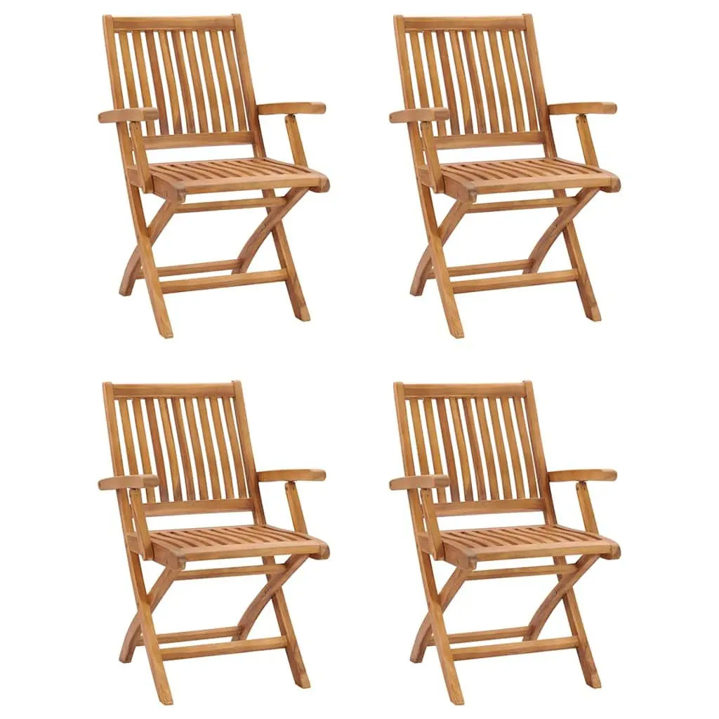 Teak Wood 5-Piece Garden Dining Set