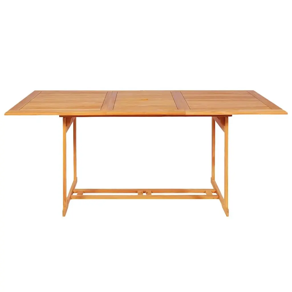 9-Piece Garden Dining Set with Teak Wood