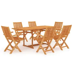 Quality 7 Piece Outdoor Dining Set in Teak Wood