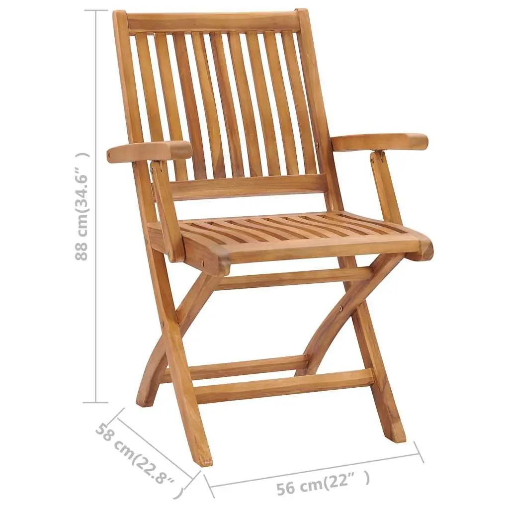 7 Piece Outdoor Dining Set in Teak Wood