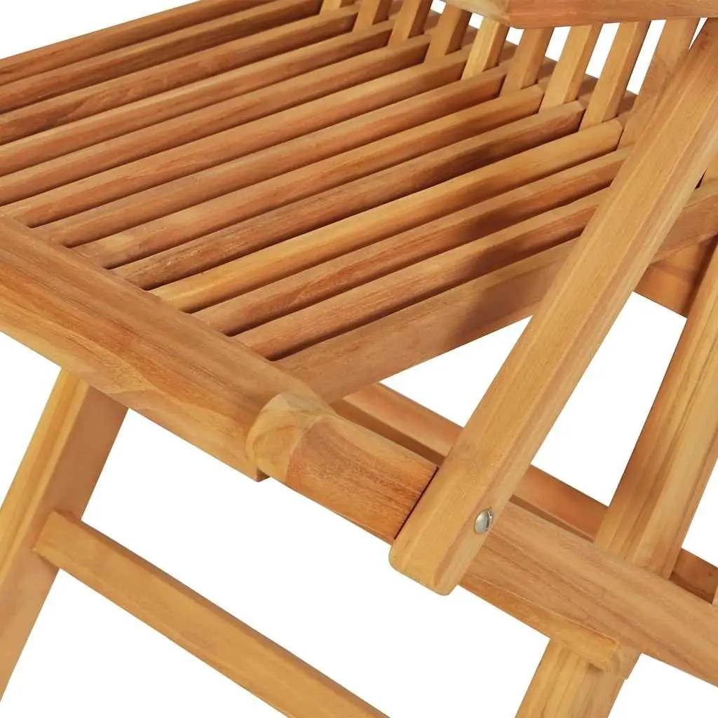 7 Piece Garden Dining Set Outdoor Table Chairs Teak Wood Brown