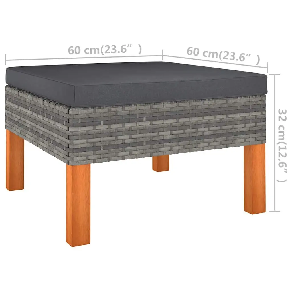 Outdoor Lounge Set with Removable Cushions