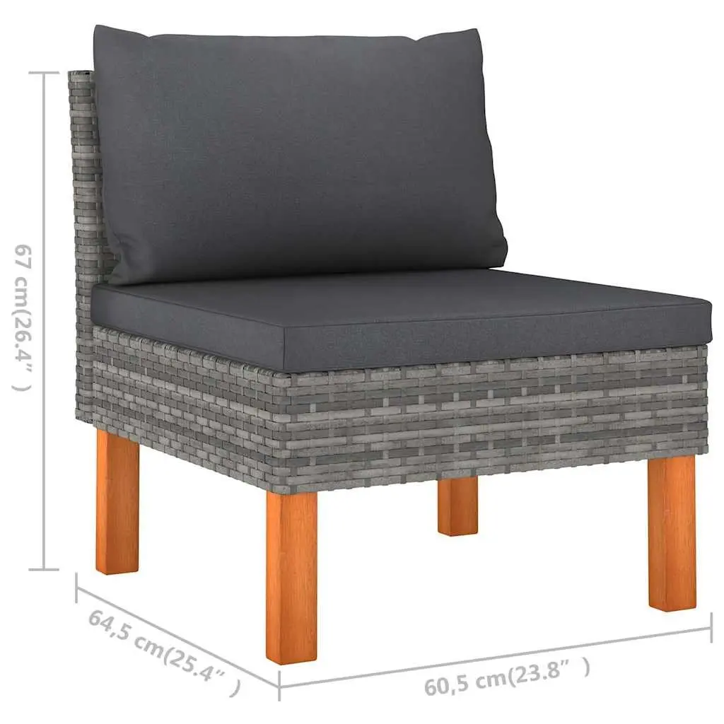 Outdoor Lounge Set with Removable Cushions