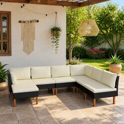 Affordable and Practical 7 Piece Garden Lounge Set
