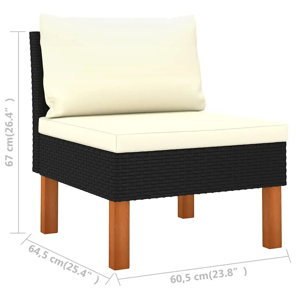 10-Piece Outdoor Lounge Set with Removable Cushions
