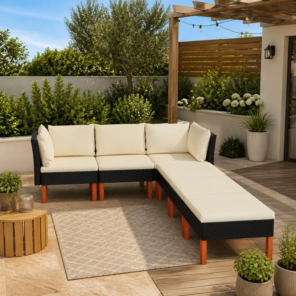 Garden Lounge Set 6-Piece with Cushions