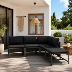 Comfortable and Durable 5 Piece Garden Lounge Set