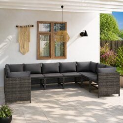 9 Piece Outdoor Lounge Set with Comfort and Value