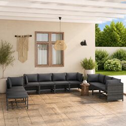 Comfortable and Affordable 10-Piece Garden Lounge Set