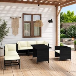 Comfortable and Durable 8-Piece Garden Lounge Set