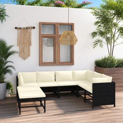 Reassuringly Comfortable 8-Piece Outdoor Lounge Set