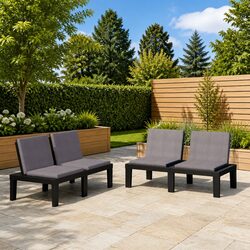 Comfortable and Reliable Outdoor Benches with Cushions