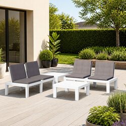 Comfortable and Reliable 4 Piece Outdoor Lounge Set