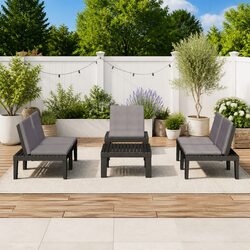 Comfortable and Reliable 4-Piece Outdoor Lounge Set