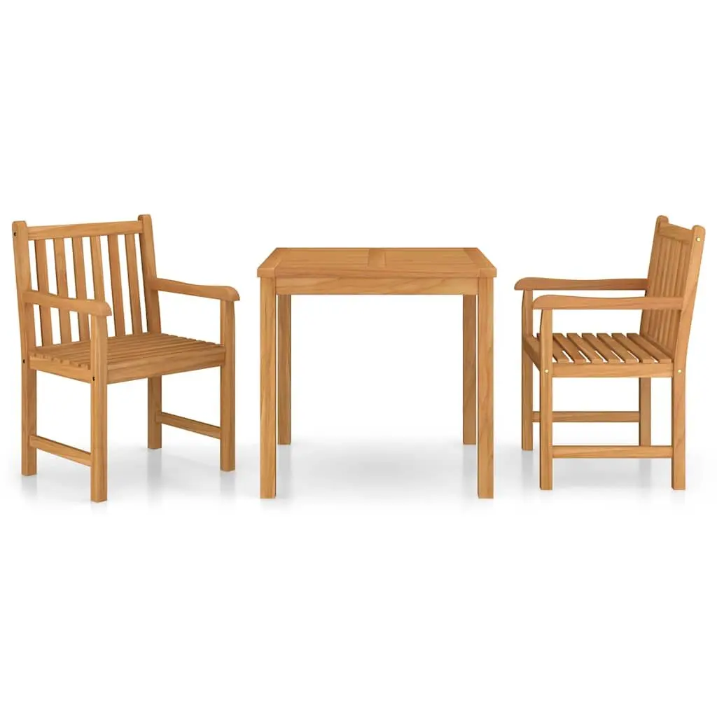 3 Piece Teak Wood Dining Set