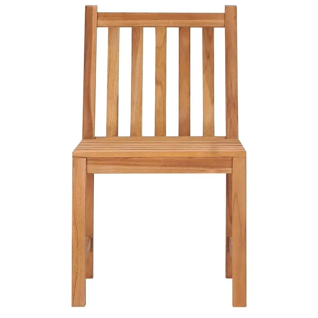 Garden Dining Set 5 Piece Outdoor Furniture Teak Wood Table Chairs Patio