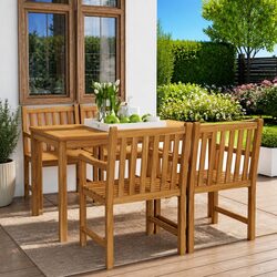 Reliable Teak Garden Dining Set for Long-Lasting Enjoyment
