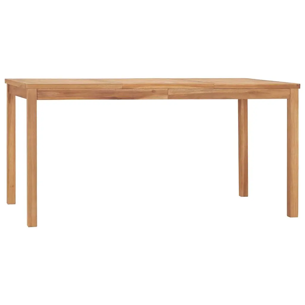 5 Piece Brown Teak Garden Dining Set