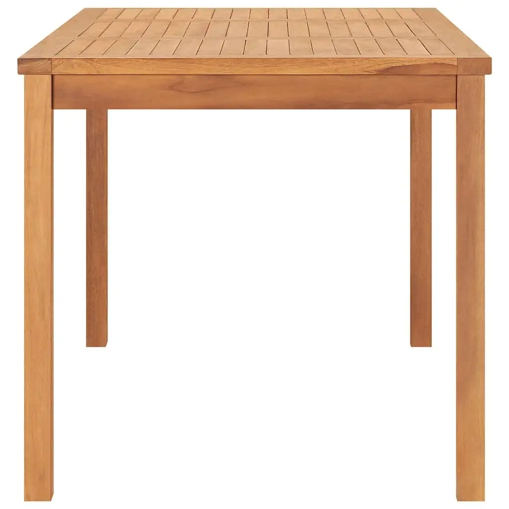 5 Piece Brown Teak Garden Dining Set