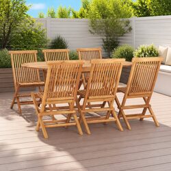 Warm and Practical 7 Piece Outdoor Dining Set