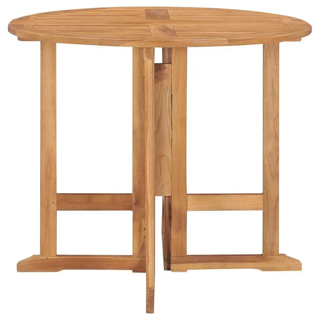 5 Piece Teak Wood Dining Set for Outdoors