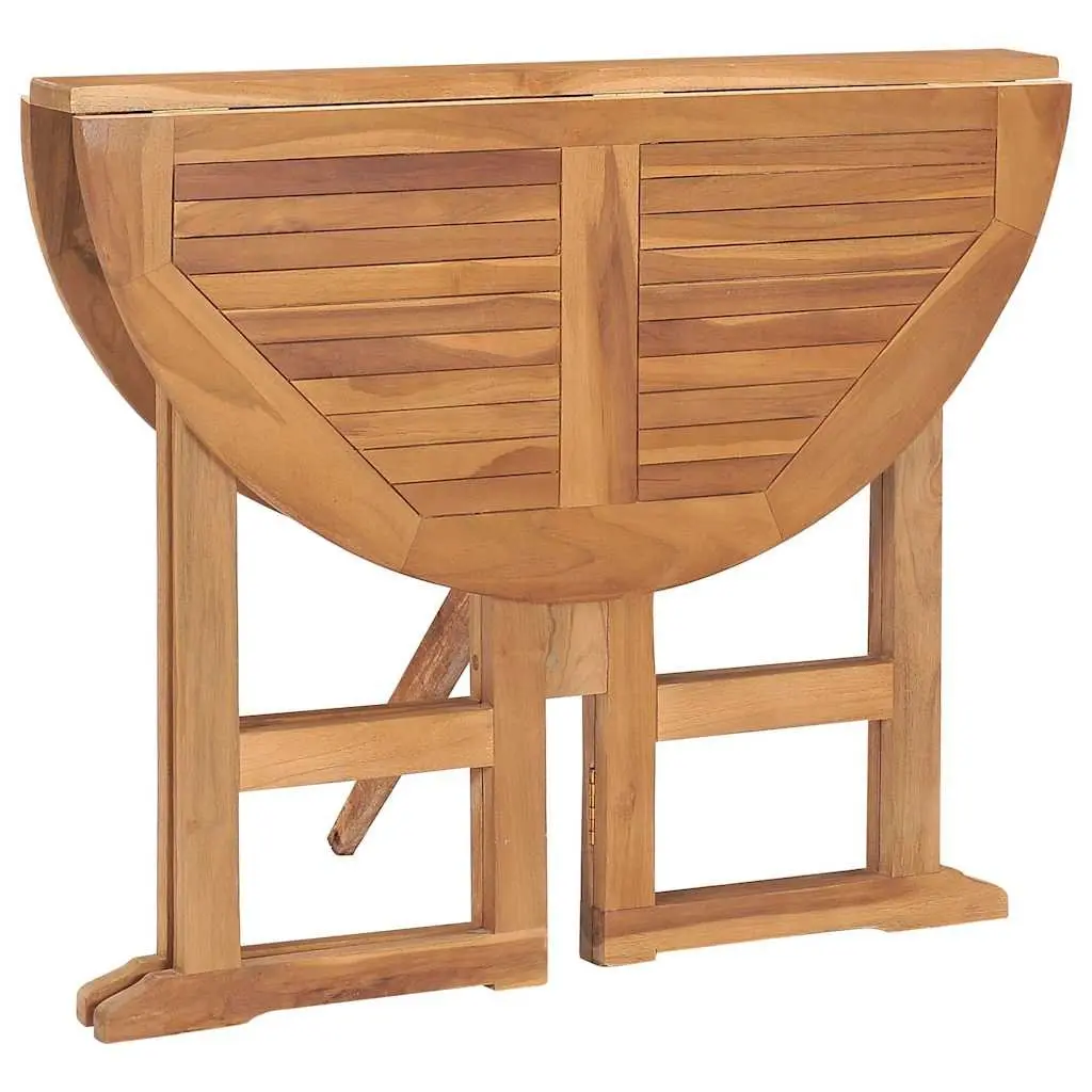 5 Piece Teak Wood Dining Set for Outdoors