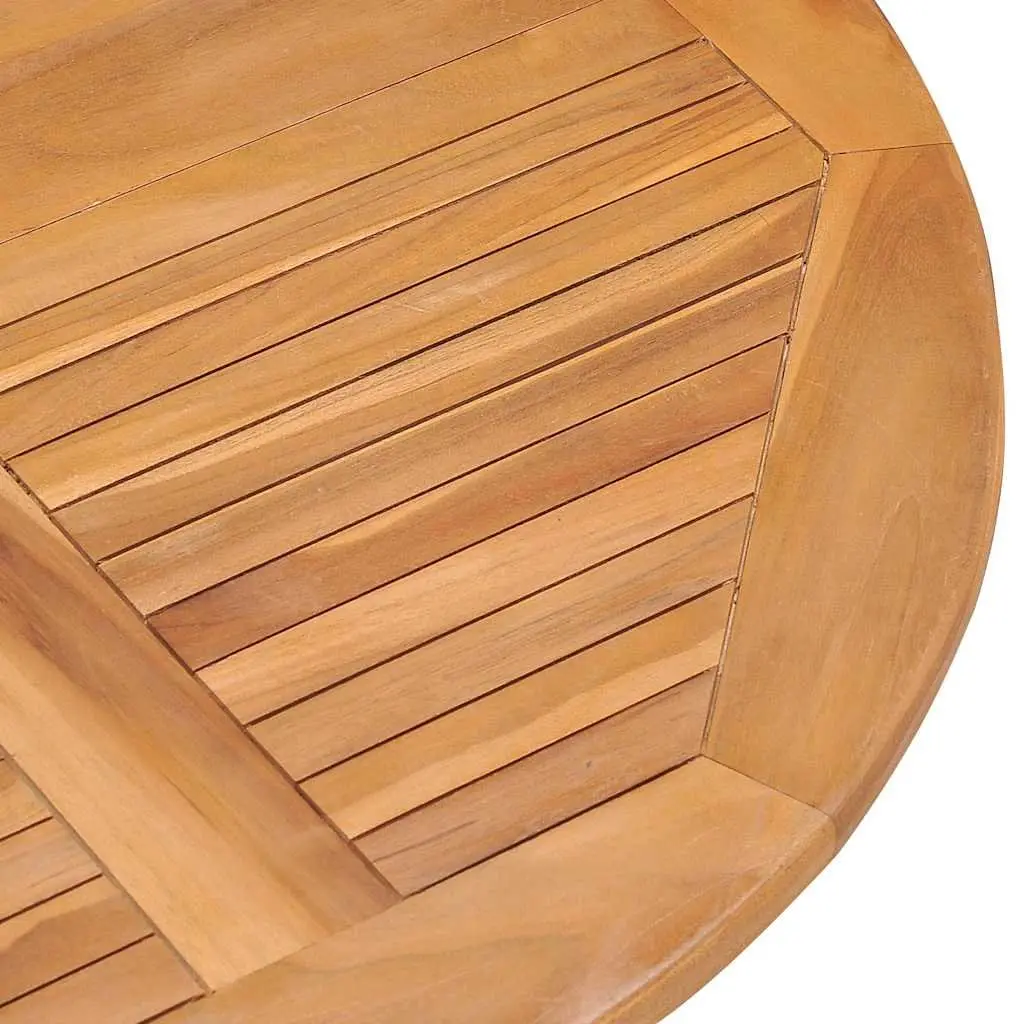 5 Piece Teak Wood Dining Set for Outdoors