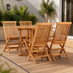 5 Piece Folding Dining Set: Quality and Practicality Combined