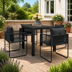 Value-Driven 5 Piece Outdoor Dining Set for Comfort