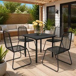 Comfortable 5 Piece Outdoor Dining Set for Your Space