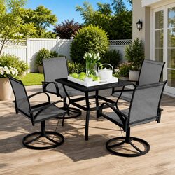 Warm and Reliable 5 Piece Outdoor Dining Set