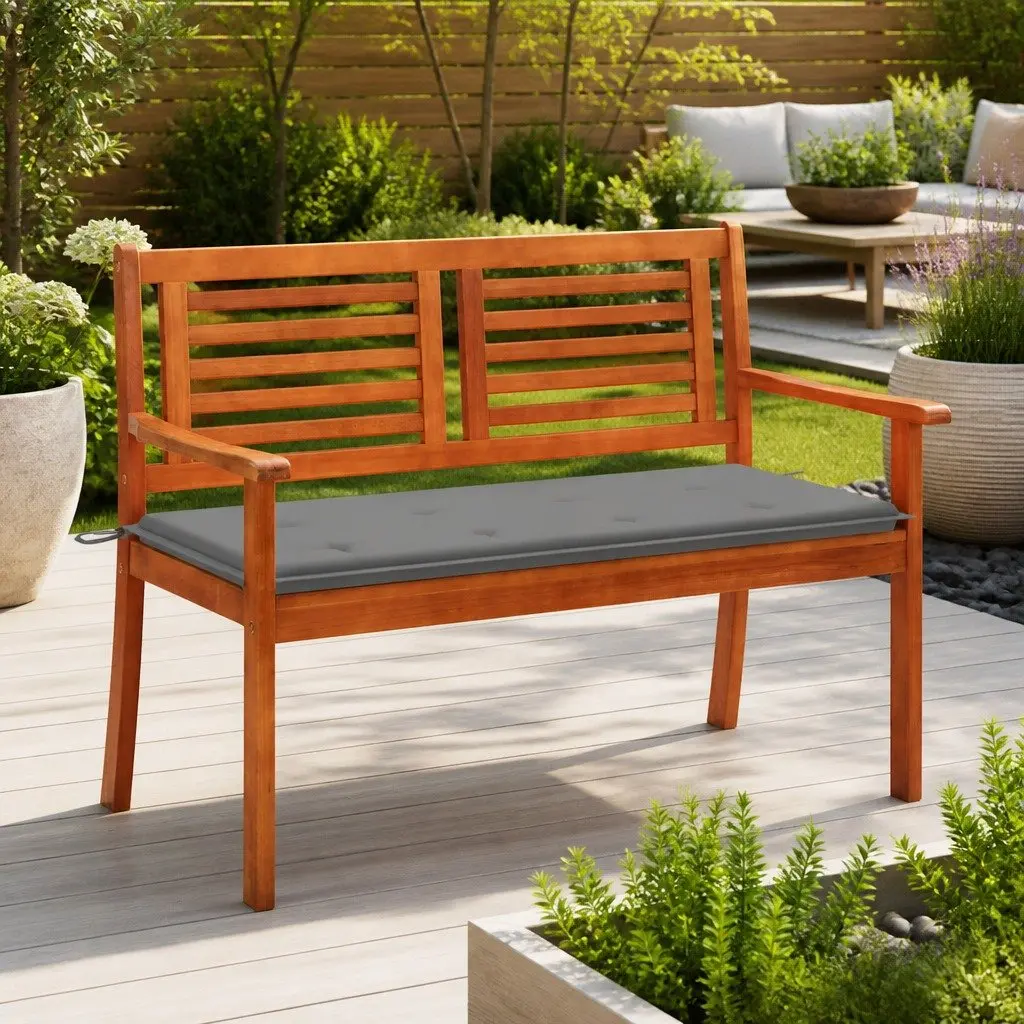 Eucalyptus Wood 2-Seater Garden Bench