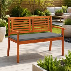 Reliable Eucalyptus Wood 2-Seater Garden Bench