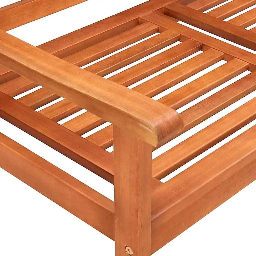 Eucalyptus Wood 2-Seater Garden Bench