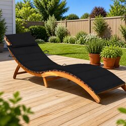 Affordable Comfort: Your New Wooden Sun Lounger