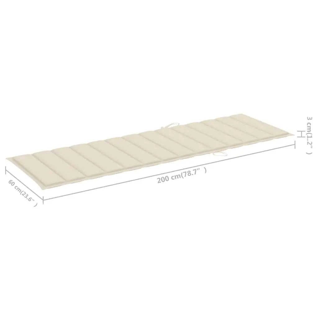 Sun Lounger with Side Table