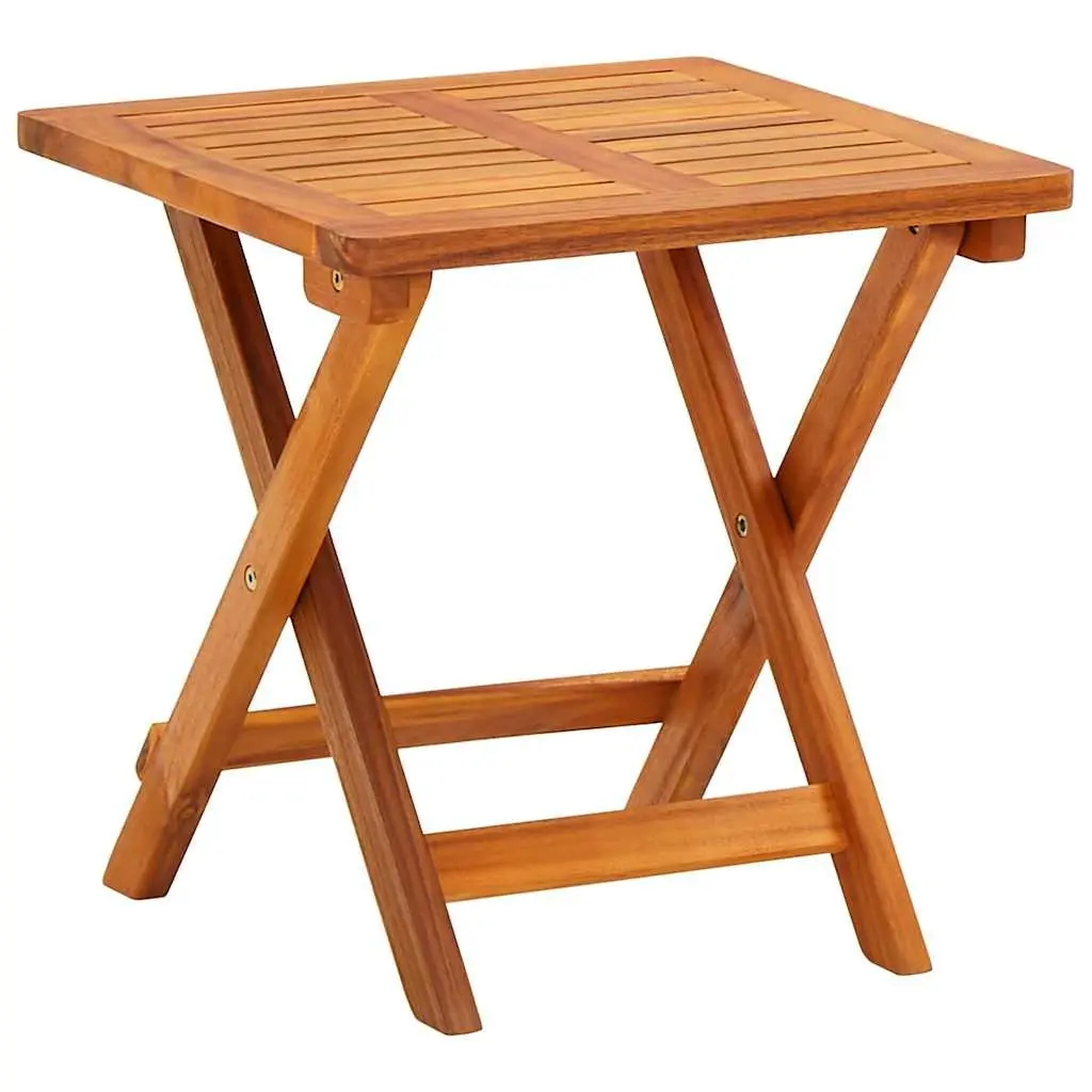 Sun Lounger with Table Solid Acacia Wood Adjustable Backrest Garden Outdoor