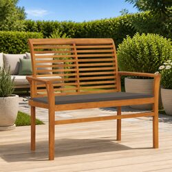 Comfortable and Practical Teak Garden Bench 112cm