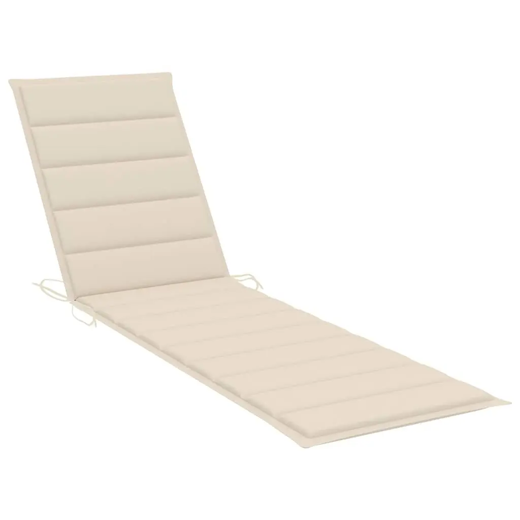 Sun Lounger with Side Table and Cushion