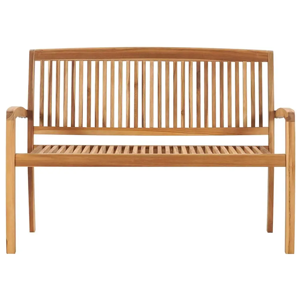 Garden Bench with Cushion, 128.5cm