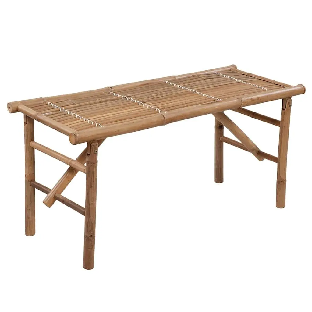 Folding Garden Bench Outdoor Seating 118cm Anthracite